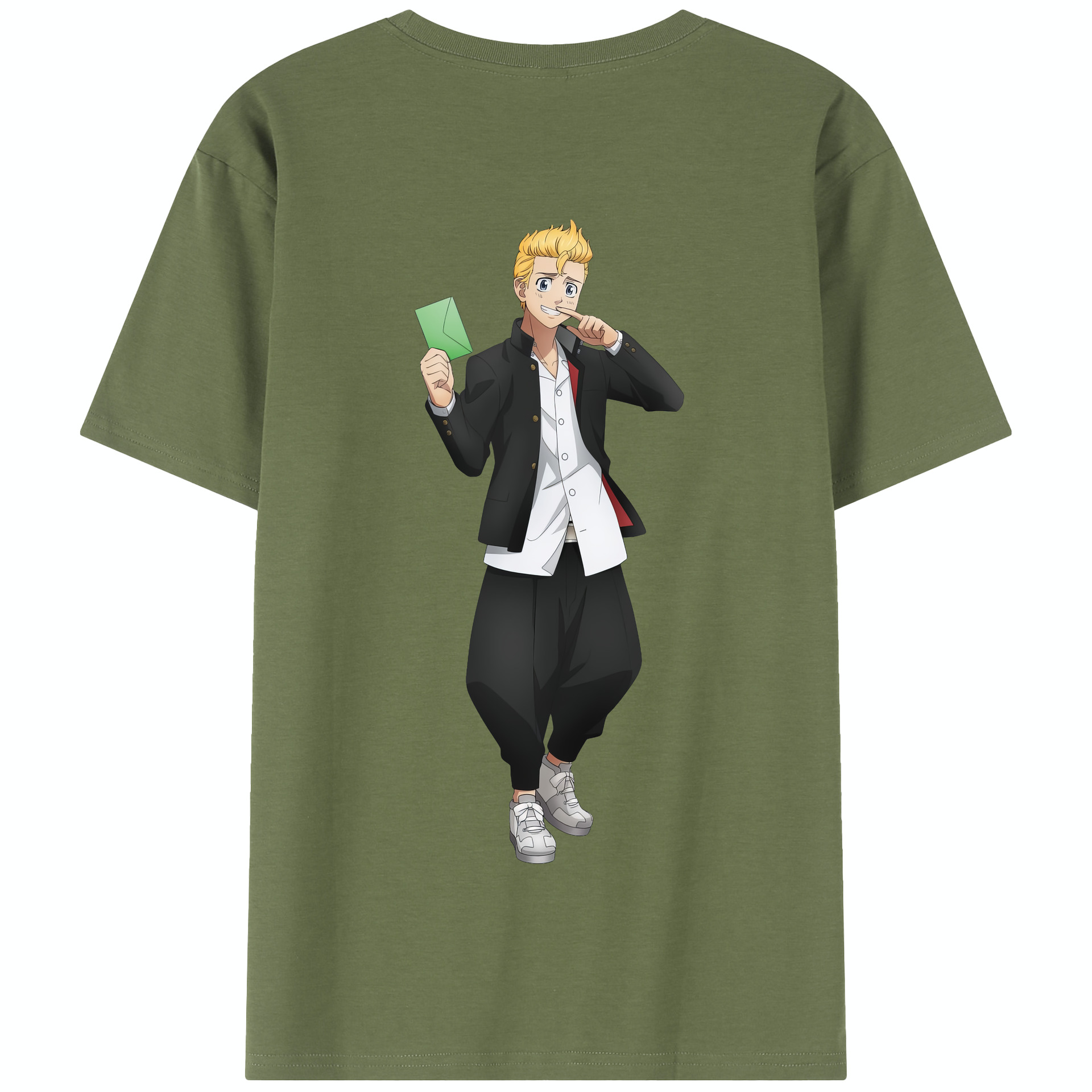 （画像用） 東京リベンジャーズ Tokyo Revengers 綿100％半袖Tシャツ（背面プリント）